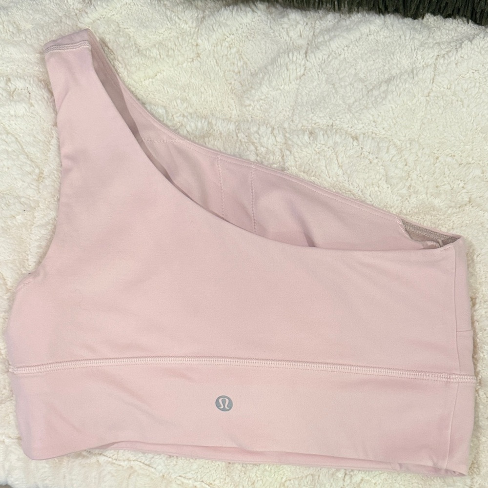 lululemon athletica Pink One-Shoulder Tank Top
